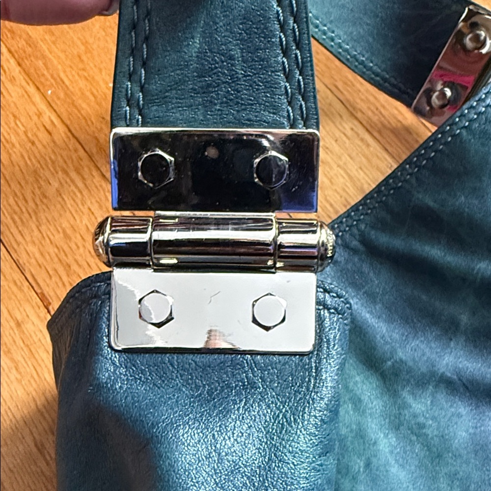 Marc By Marc Jacobs Teal Leather Hobo Bag - Picture 3 of 8